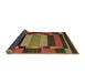 Sideview of Abstract Brown Contemporary Rug, con1129brn