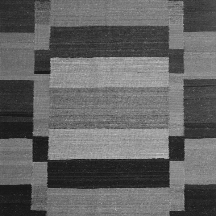 Serging Thickness of Machine Washable Abstract Gray Contemporary Rug, wshcon1129gry