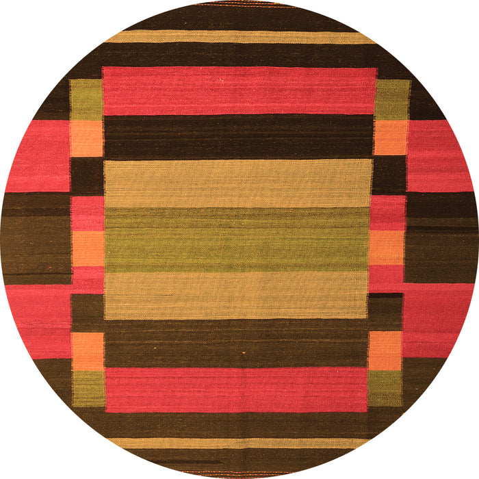 Machine Washable Abstract Orange Contemporary Area Rugs, wshcon1129org