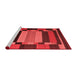 Contemporary Red Washable Rugs