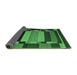 Sideview of Abstract Emerald Green Contemporary Rug, con1129emgrn