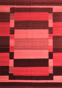 Abstract Red Contemporary Rug, con1129red