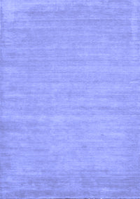 Solid Blue Modern Rug, con112blu