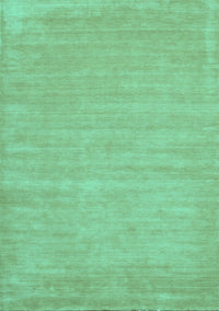 Solid Turquoise Modern Rug, con112turq