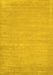 Solid Yellow Modern Rug, con112yw