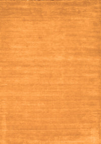 Solid Orange Modern Rug, con112org