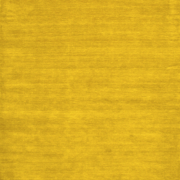 Machine Washable Solid Yellow Modern Rug, wshcon112yw
