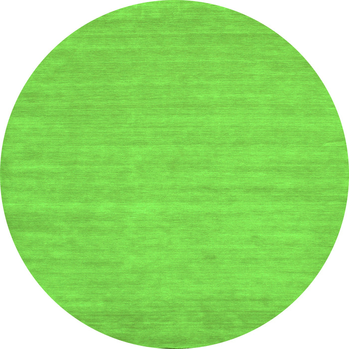 Machine Washable Solid Green Modern Area Rugs, wshcon112grn