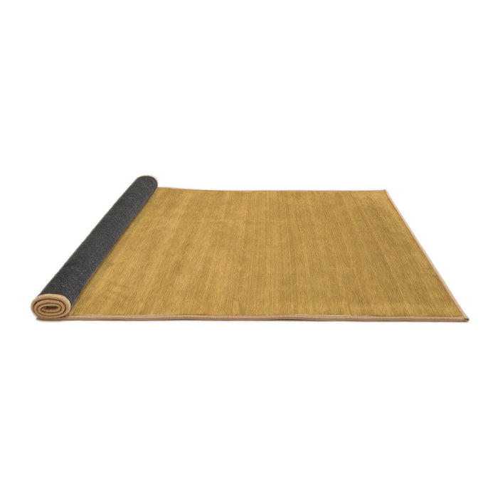 Sideview of Solid Brown Modern Rug, con112brn