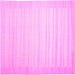 Square Machine Washable Abstract Pink Contemporary Rug, wshcon1130pnk