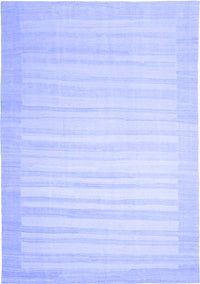 Abstract Blue Contemporary Rug, con1130blu