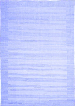 Abstract Blue Contemporary Rug, con1130blu