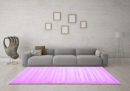 Machine Washable Abstract Purple Contemporary Area Rugs in a Living Room, wshcon1130pur