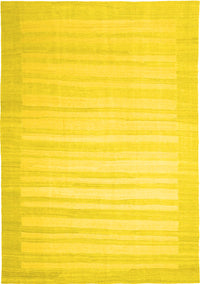 Abstract Yellow Contemporary Rug, con1130yw