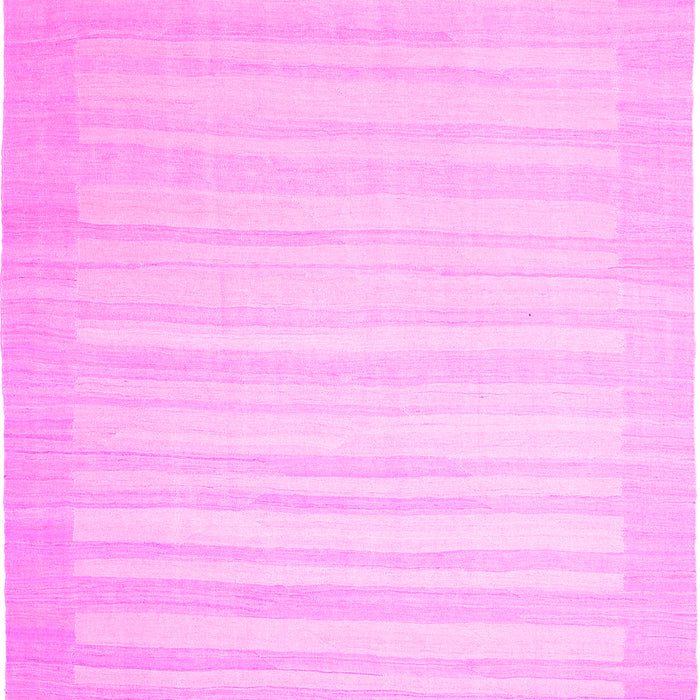 Machine Washable Abstract Pink Contemporary Rug, wshcon1130pnk