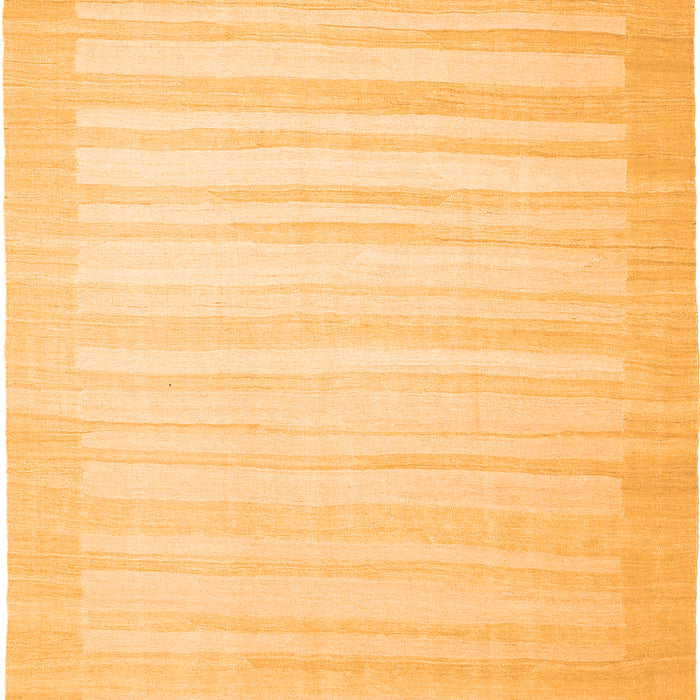 Abstract Orange Contemporary Rug, con1130org