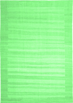Abstract Emerald Green Contemporary Rug, con1130emgrn