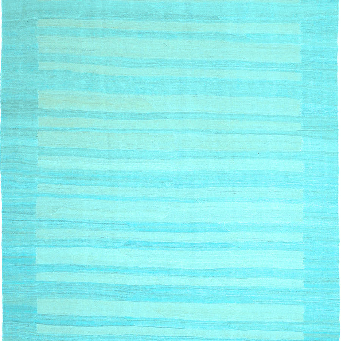Machine Washable Abstract Light Blue Contemporary Rug, wshcon1130lblu
