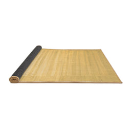 Sideview of Abstract Brown Contemporary Rug, con1131brn