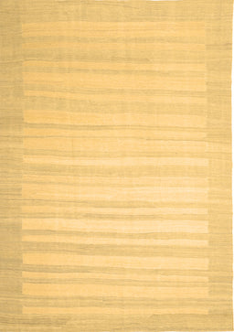 Abstract Brown Contemporary Rug, con1131brn