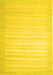 Abstract Yellow Contemporary Rug, con1131yw