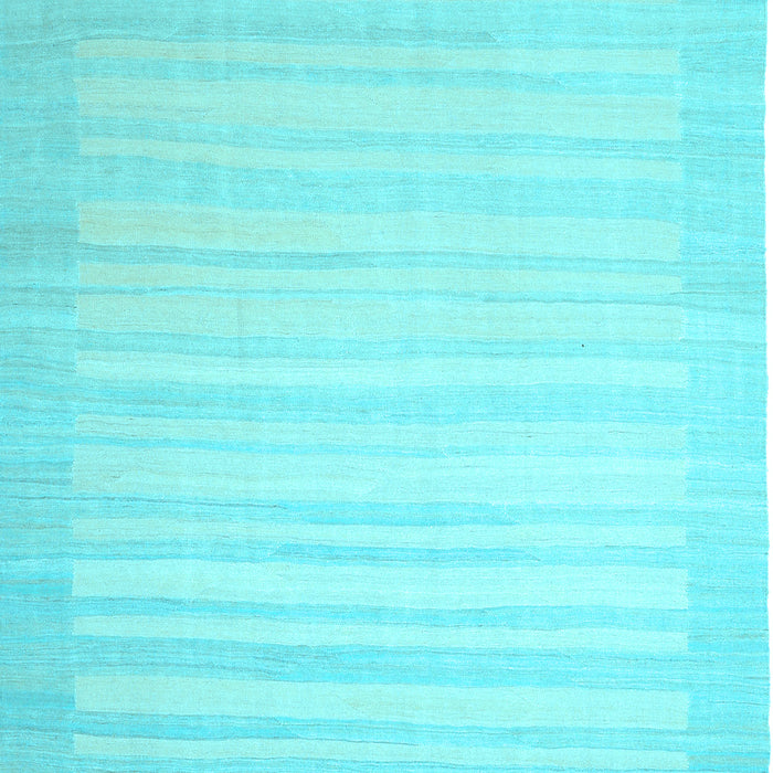 Machine Washable Abstract Light Blue Contemporary Rug, wshcon1131lblu
