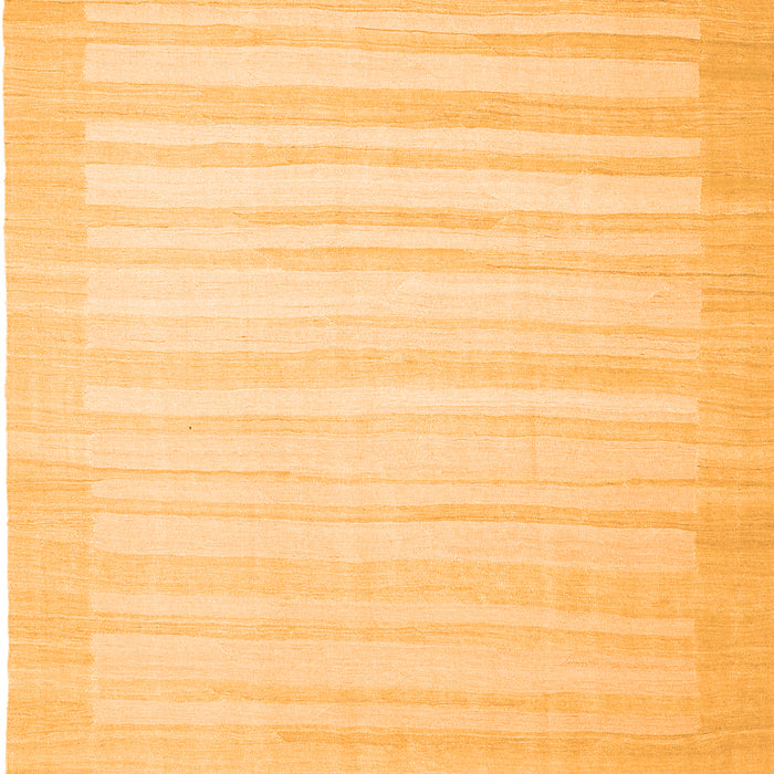 Serging Thickness of Machine Washable Abstract Orange Contemporary Area Rugs, wshcon1131org