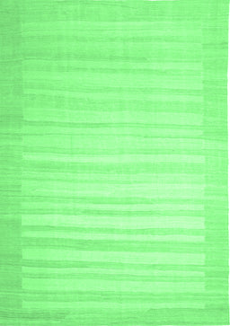 Abstract Emerald Green Contemporary Rug, con1131emgrn