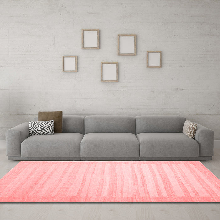 Contemporary Red Washable Rugs