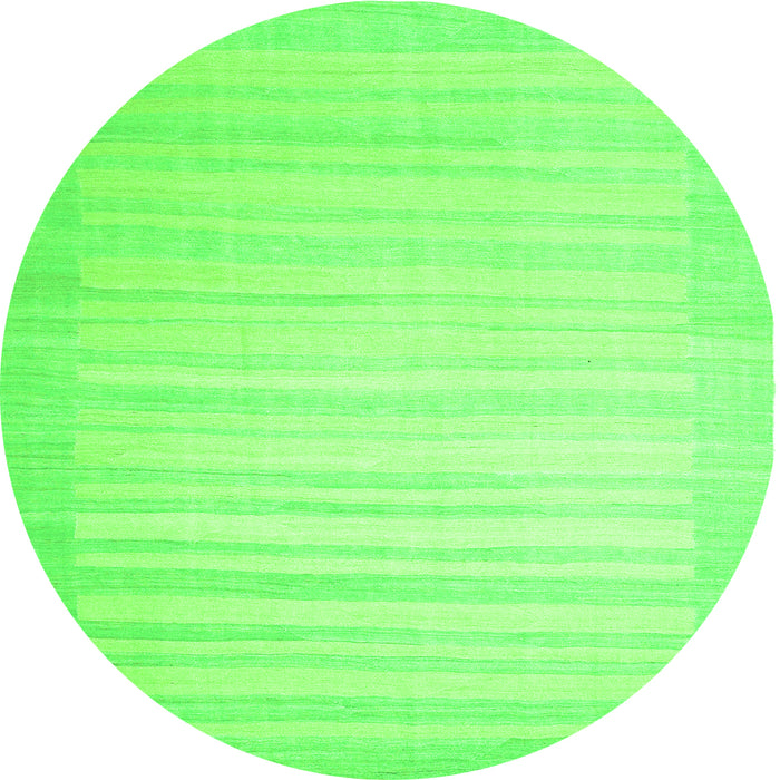Machine Washable Abstract Green Contemporary Area Rugs, wshcon1132grn