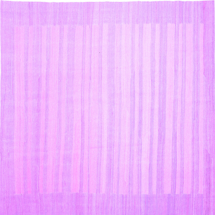 Square Machine Washable Abstract Purple Contemporary Area Rugs, wshcon1132pur