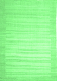 Abstract Emerald Green Contemporary Rug, con1132emgrn