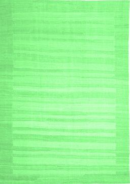 Abstract Emerald Green Contemporary Rug, con1132emgrn