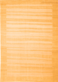 Abstract Orange Contemporary Rug, con1132org