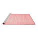 Contemporary Red Washable Rugs