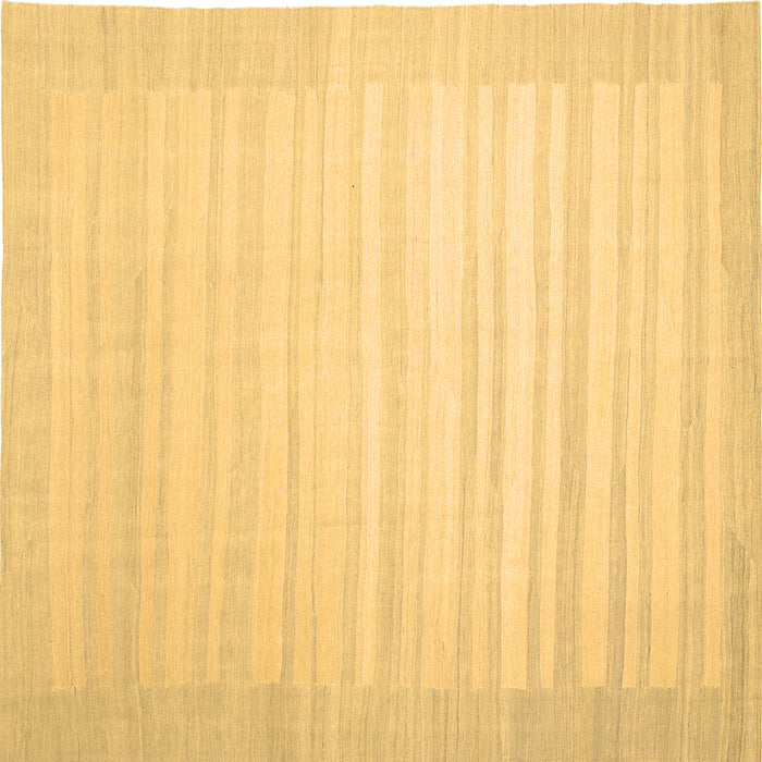 Square Machine Washable Abstract Brown Contemporary Rug, wshcon1132brn