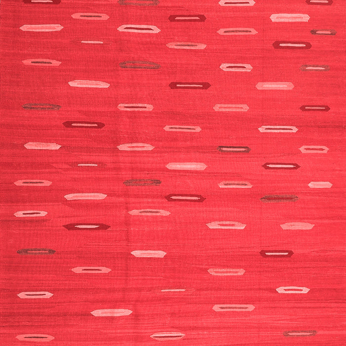 Machine Washable Oriental Red Traditional Rug, wshcon1133red