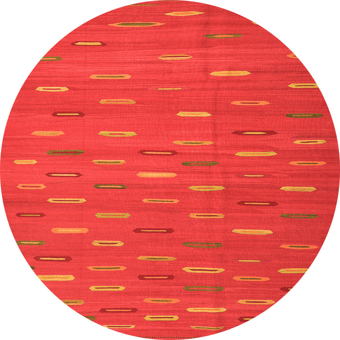 Machine Washable Oriental Orange Traditional Area Rugs, wshcon1133org