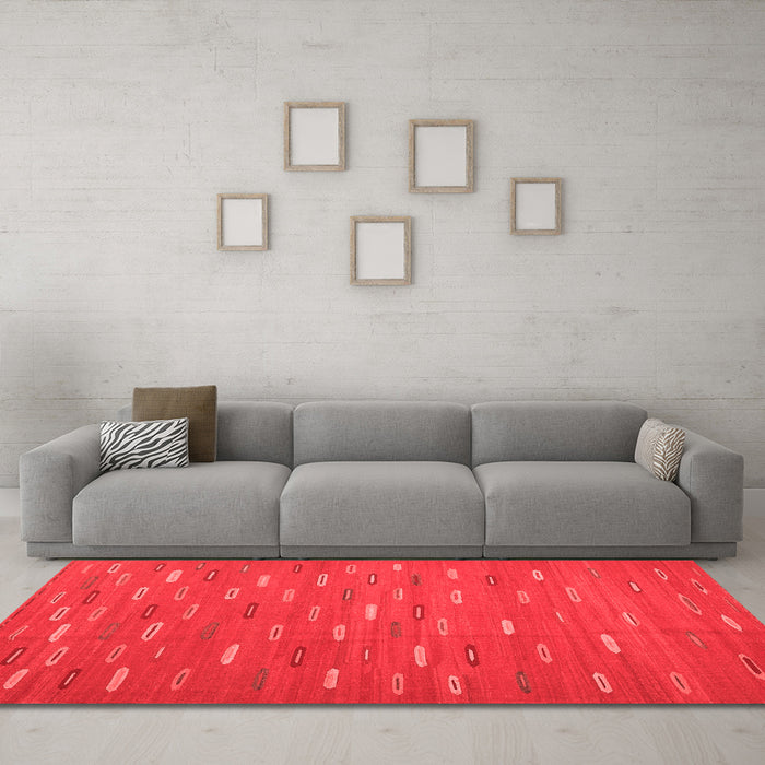 Traditional Red Washable Rugs