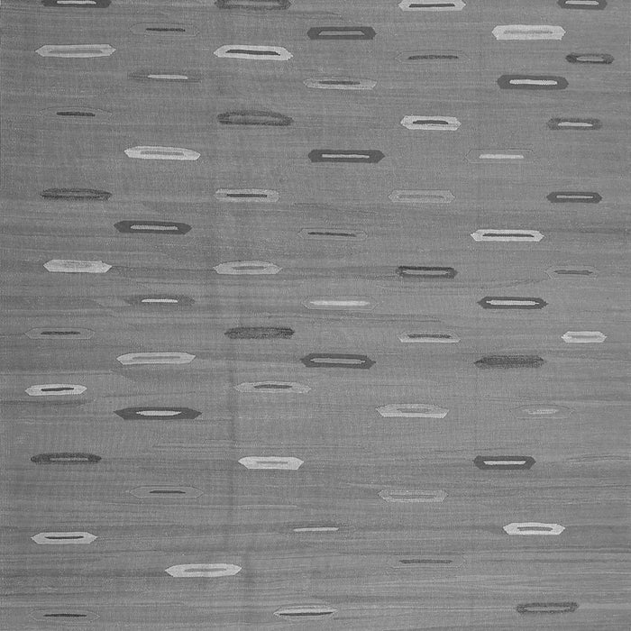 Serging Thickness of Machine Washable Oriental Gray Traditional Rug, wshcon1133gry