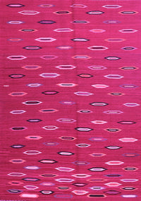 Abstract Pink Contemporary Rug, con1134pnk