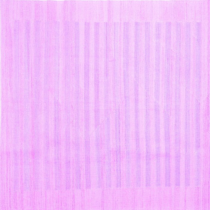 Square Machine Washable Abstract Purple Contemporary Area Rugs, wshcon1135pur