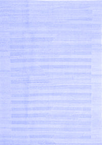 Abstract Blue Contemporary Rug, con1135blu