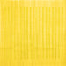 Square Abstract Yellow Contemporary Rug, con1135yw