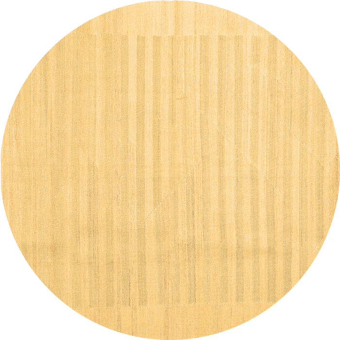 Round Machine Washable Abstract Brown Contemporary Rug, wshcon1135brn