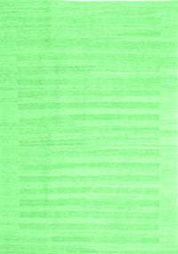 Abstract Emerald Green Contemporary Rug, con1135emgrn