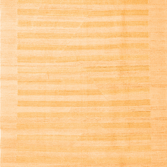 Serging Thickness of Machine Washable Abstract Orange Contemporary Area Rugs, wshcon1135org