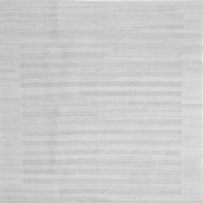 Round Machine Washable Abstract Gray Contemporary Rug, wshcon1135gry