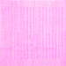 Square Abstract Pink Contemporary Rug, con1135pnk