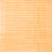 Serging Thickness of Abstract Orange Contemporary Rug, con1135org